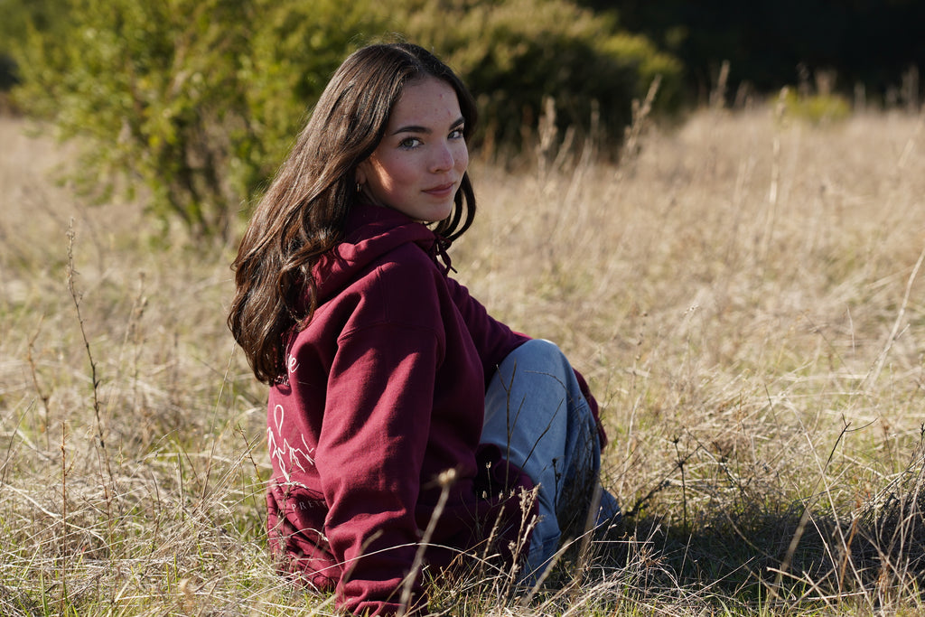 The Privilege of Being Here Hoodie | Pretty Peaks