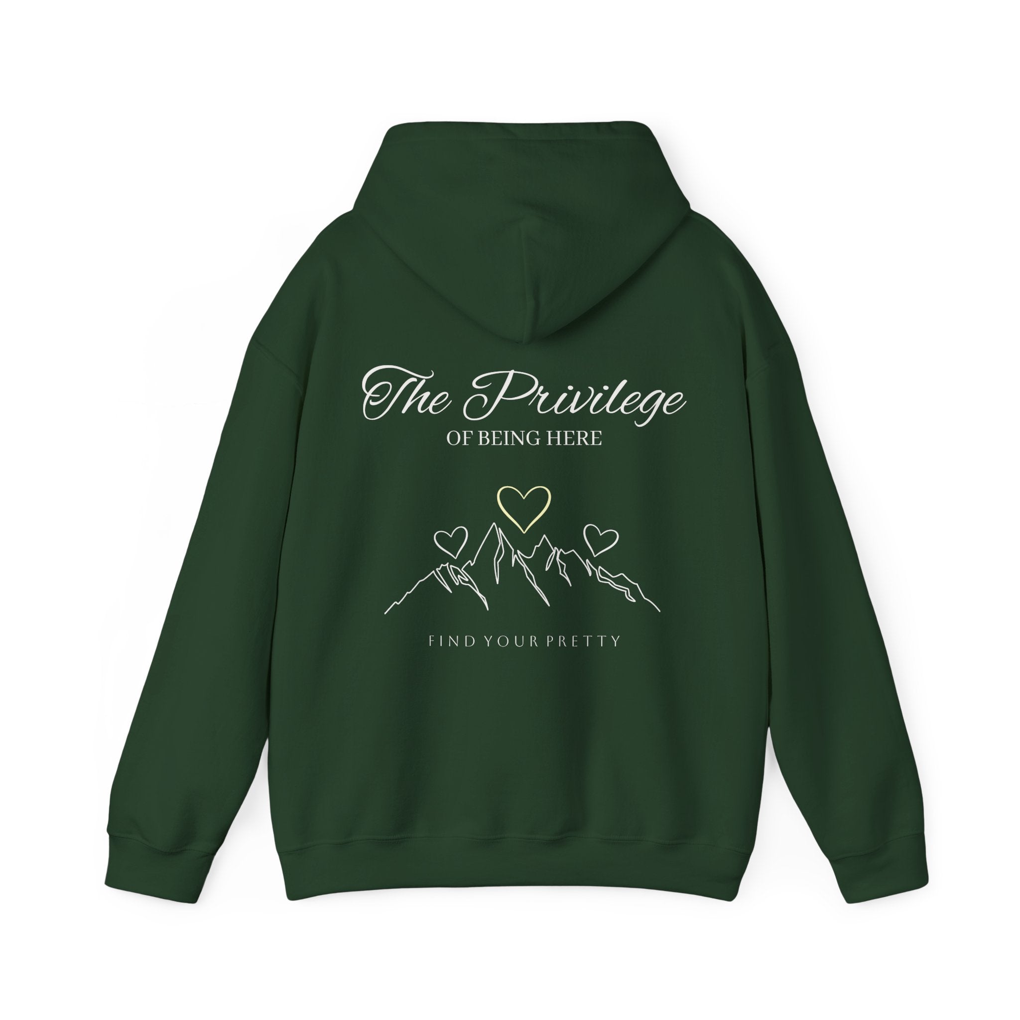 The Privilege of Being Here Hoodie | Pretty Peaks