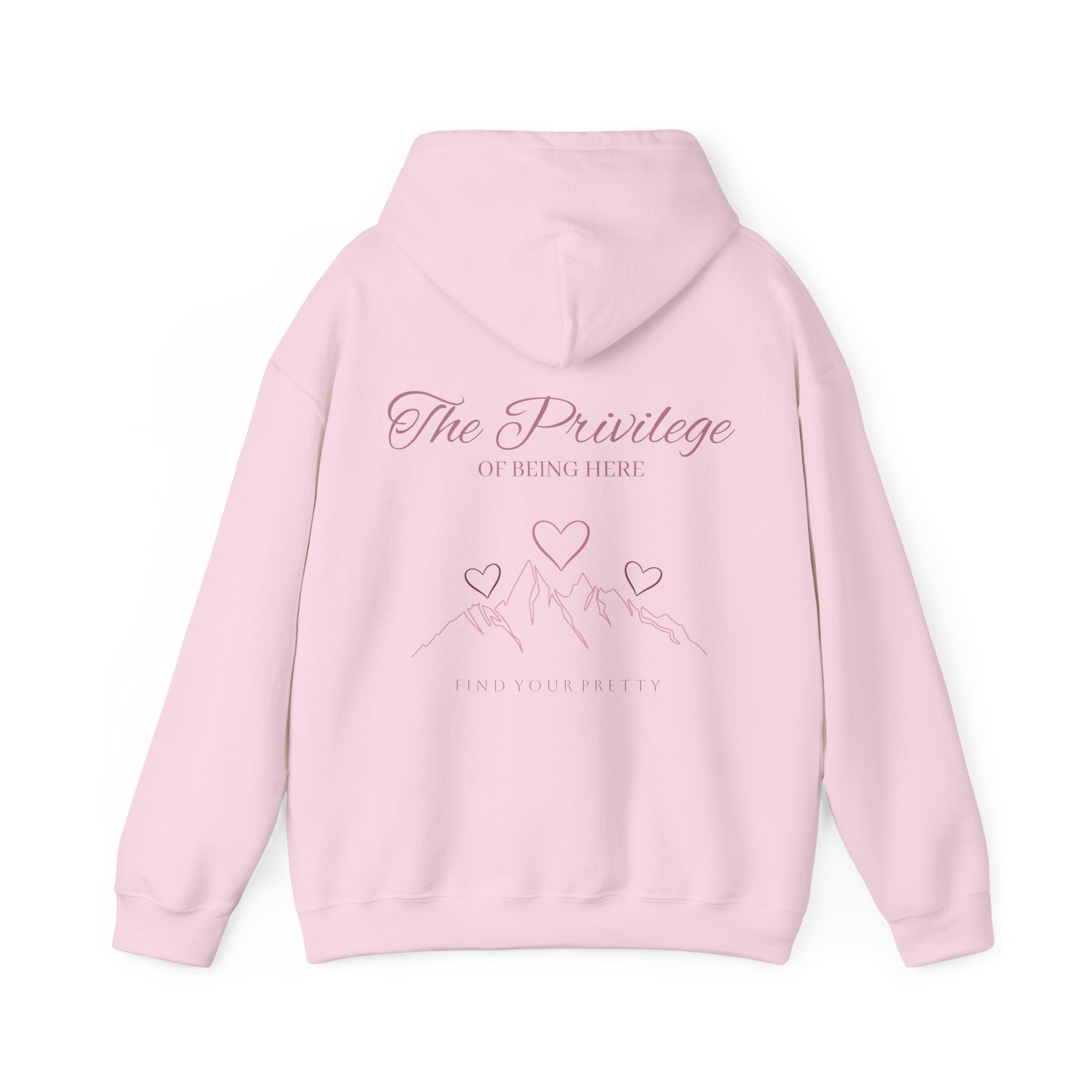 The Privilege of Being Here Hoodie | Pretty Peaks