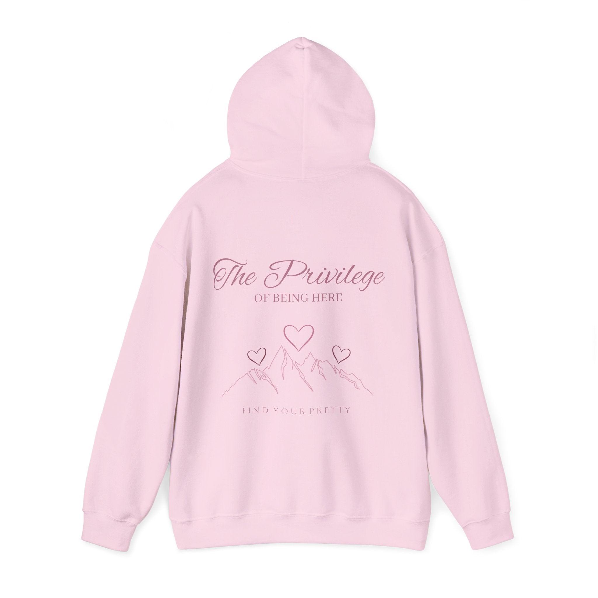 The Privilege of Being Here Hoodie | Pretty Peaks