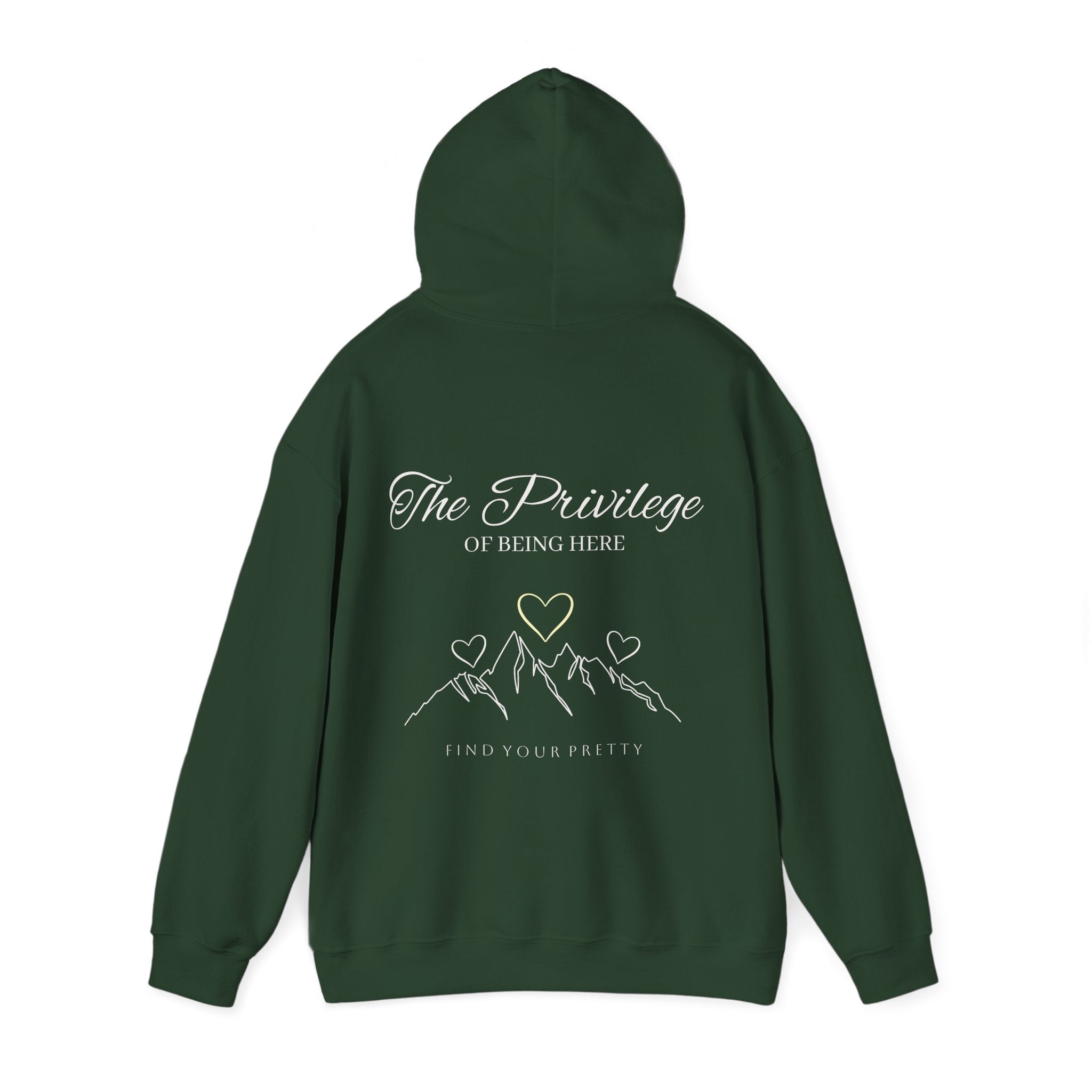 The Privilege of Being Here Hoodie | Pretty Peaks