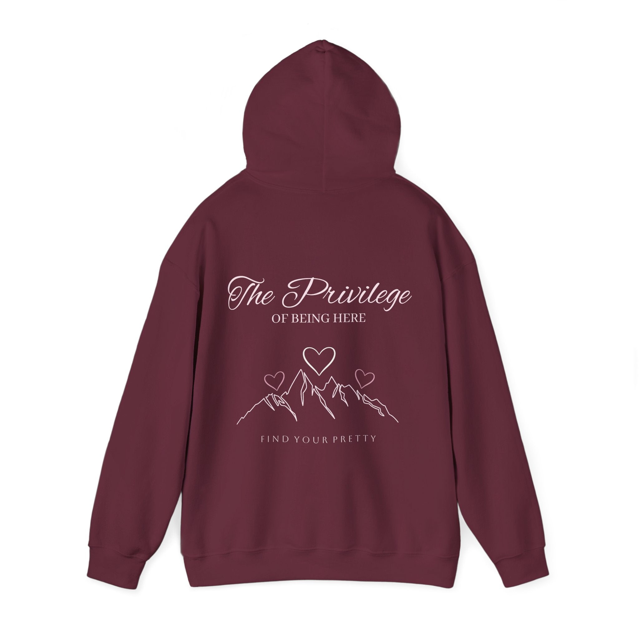The Privilege of Being Here Hoodie | Pretty Peaks